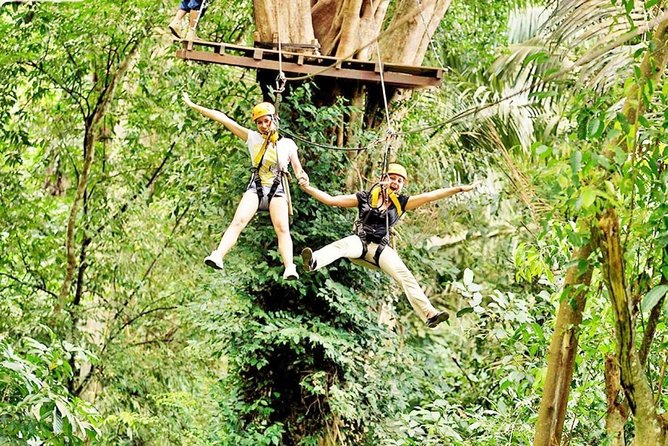 Flying Hanuman Ziplines 42 Platforms With Transfer Roundtrips - Booking and Reservation Details
