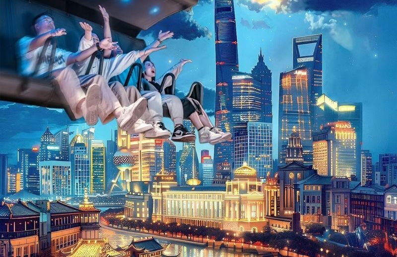 Flying over Shanghai 8D Naked Eye Immersive Experience Ticket (Raffles Nanjing Road Pedestrian Street) - What to know before you go