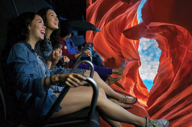 FlyOver Experience in Las Vegas - A flight ride built around the screen