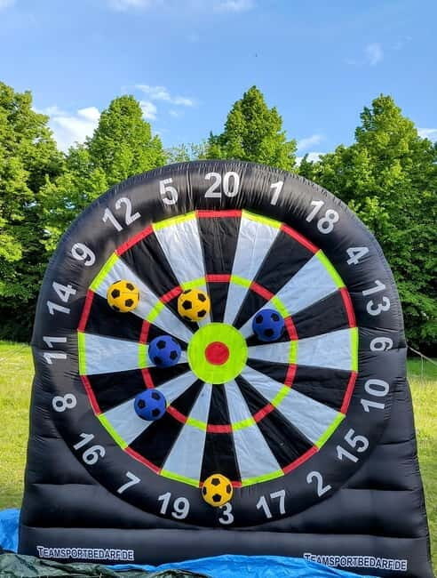 Football darts in Leipzig  the perfect fun for young and old alike. - Good To Know