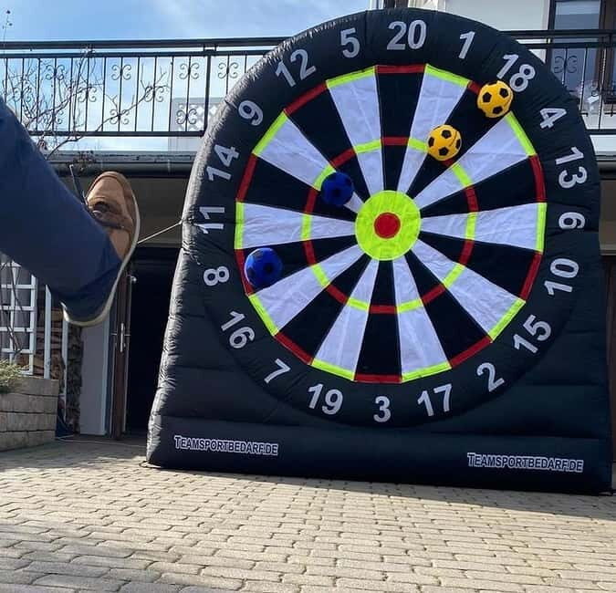 Football darts in Leipzig  the perfect fun for young and old alike. - Delving into the Details: Duration, Pricing, and Group Sizes