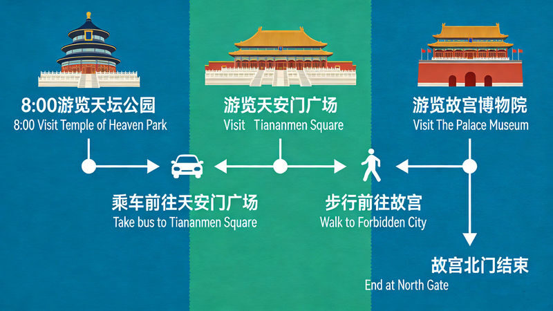 Forbidden City & Temple of Heaven Historical Tour - At Tiananmen, expect security and a possible wait