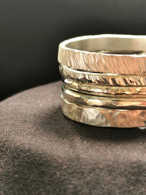 Forge a Silver Bangle Workshop - Inclusions and Setting