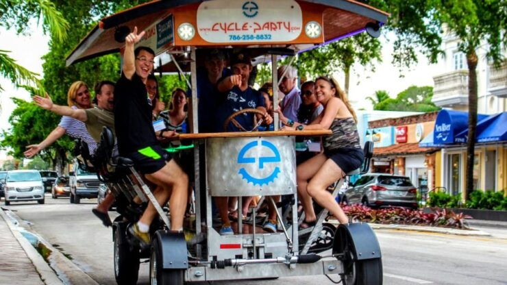 Fort Lauderdale: Guided Happy Hour Bar Crawl by Beer Bike - Location and Activity Details