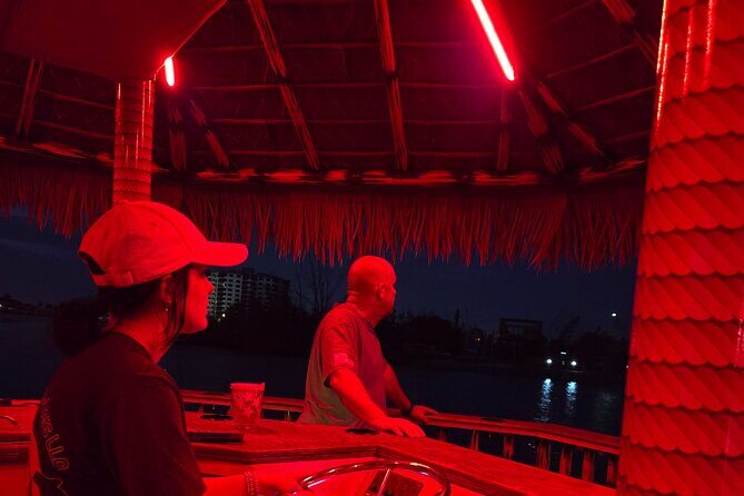 Fort Myers Beach Daytime 90 minute Round Tiki Boat Cruise - FAQs