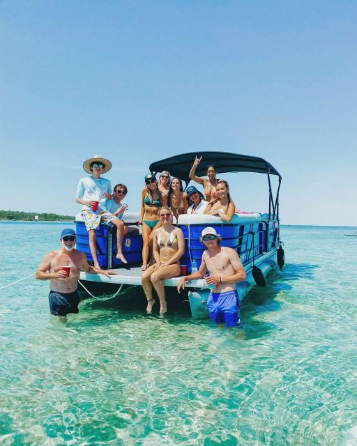 Fort Walton: Full Day Pontoon Boat Rental to Crab Island - Activity Highlights
