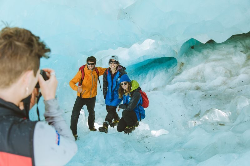 Fox Glacier Heli Hike Experience - Walking on a glacier, one careful step at a time
