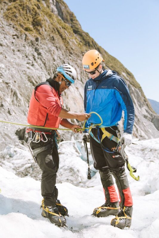 Fox It Up Heli Ice Climbing Adventure - Climbing with a guide, not on your own