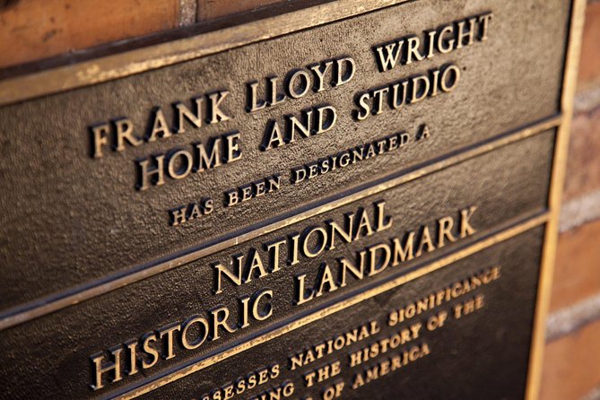 Frank Lloyd Wrights Home & Studio Tour Ticket - Additional Information