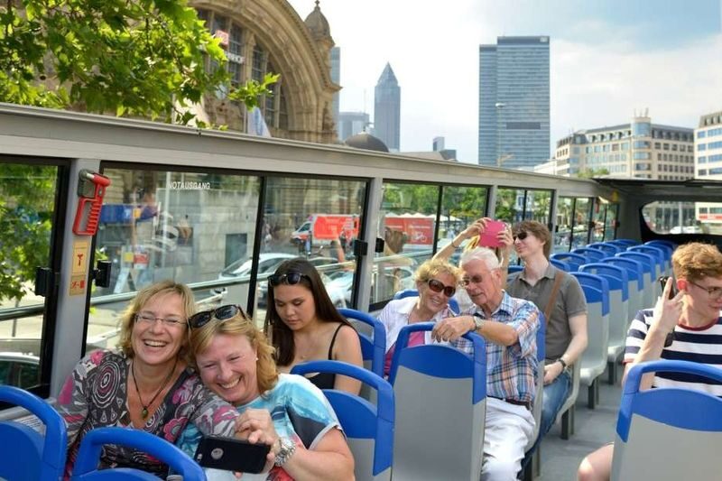 Frankfurt Hop-On Hop-Off Express or Skyline Bus - A first look at Frankfurt from the upper deck