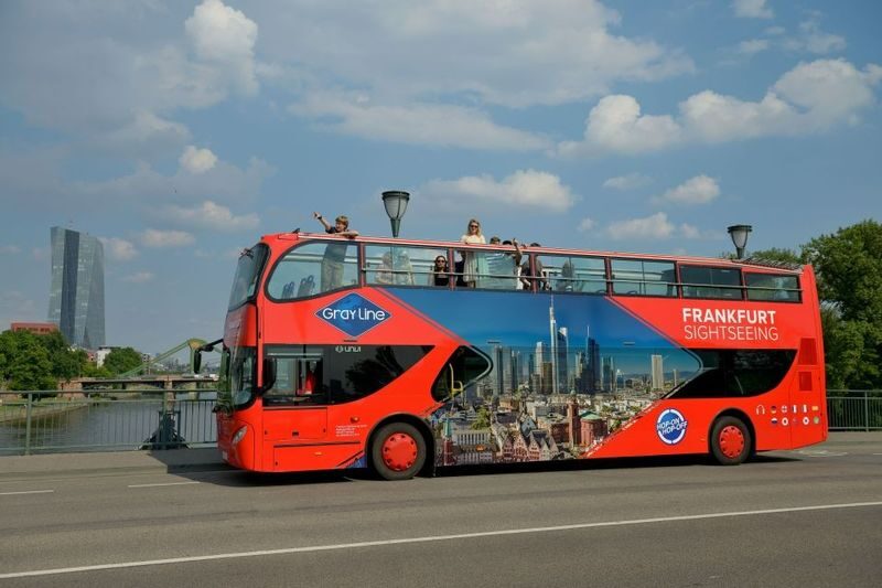 Frankfurt Hop-On Hop-Off Express or Skyline Bus - From Paulsplatz to the old town