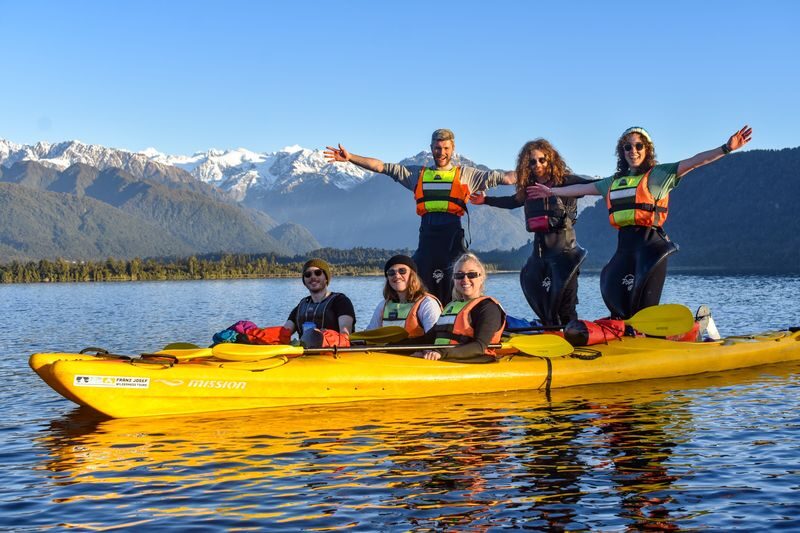 Franz Josef Kayak Classic Experience - From open water to the Okarito creek