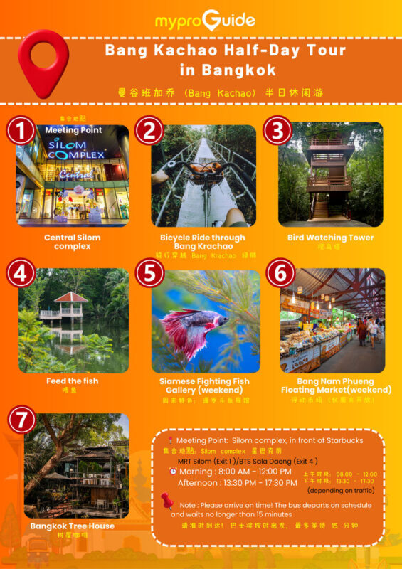 (Free eSIM) Bang Kachao bike & nature Tour in Bangkok - The boat ride sets the tone