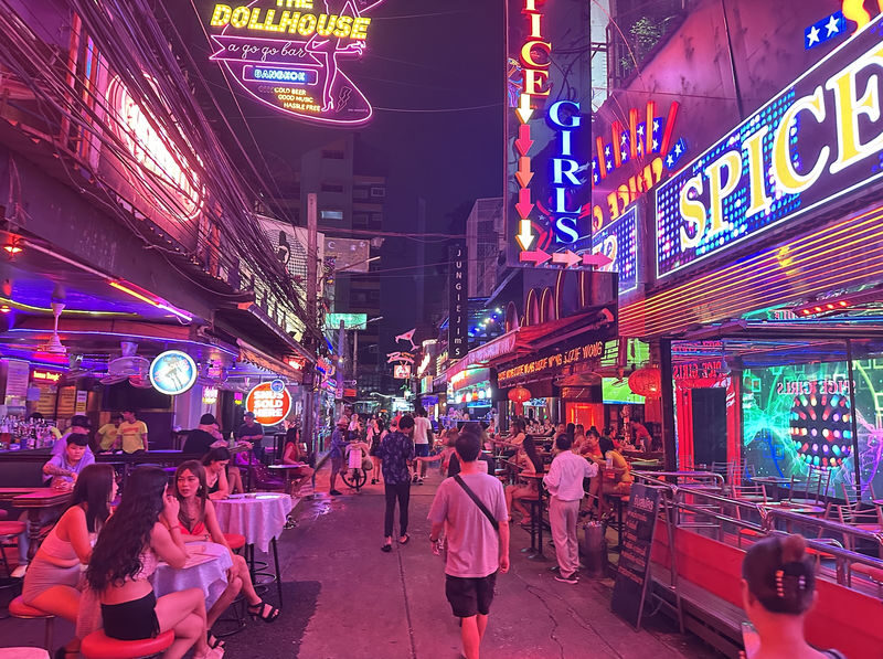 (Free eSIM) Bangkok iconic nightlife & red-light tour by MyProGuide - Soi Cowboy: a lively first stop