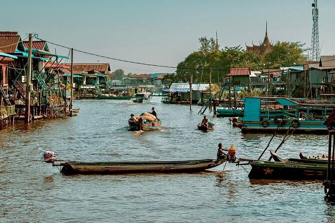 ( Free eSim) Floating Village Half Day Boat Tour at Kompong Pluk - Exploring Cambodia’s Unique Floating Village Experience