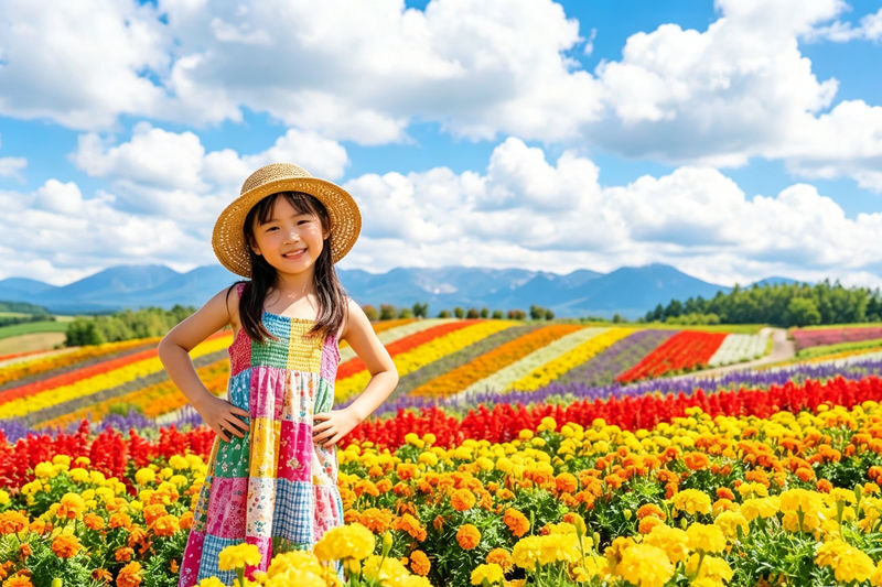 Free Shikisai-no-Oka Flower Viewing Ticket + Flower Field Tractor Tour: Hokkaido Biei Furano Flower Fields, Patchwork Road (drive-by), Seven Star Tree, Shirogane Blue Pond, Shirasu Falls, Shikisai-no-Oka, Farm Tomita (departing from Sapporo) - A full day of Biei and Furano from Sapporo