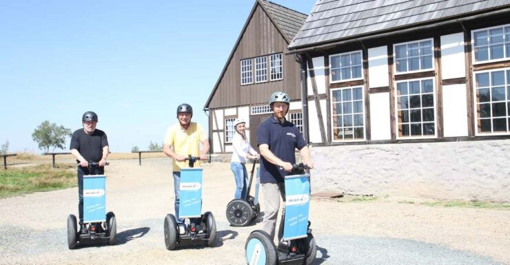Freiberg: Guided Sightseeing Segway Tour Though Albert Park - Key Points