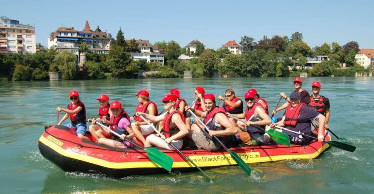 Freiburg and Basel: Rafting Tour on the River Rhine - Experience Itinerary