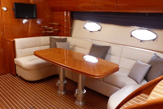 French Riviera Boat Charter, Princess V50 Yacht, Monaco or Nice - Inclusions and Exclusions
