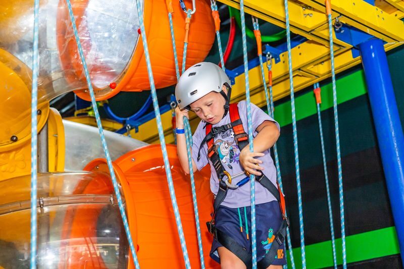 Froggys Fun Park in Phuket - Trampolines first, then the playground