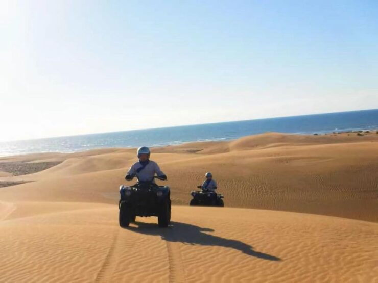 From Agadir: 2h Quad Biking in Desert Dunes " Mini Sahara" - Highlights of the Adventure