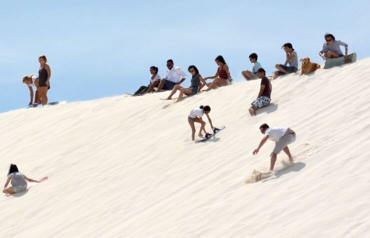 From Agadir/Tamraght/Taghazout: Sandoarding in Sand Dunes - Sandboarding Experience Details