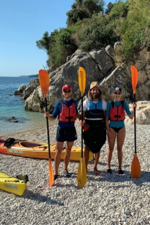 From Agios Ioannis Beach: Kayak Day Trip to Papanikolis Cave - Highlights