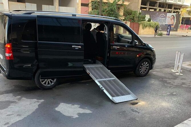 From Airport Casablanca to City Center by Mercedes Van - Prebook Private Transport