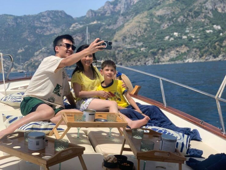 From Amalfi, Maiori, or Salerno: Private Boat Tour of the Amalfi Coast - Meeting Points