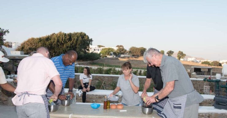 From Ano Mera: Day Tour & Wine Tasting With Dinner at a Farm - Experience Highlights