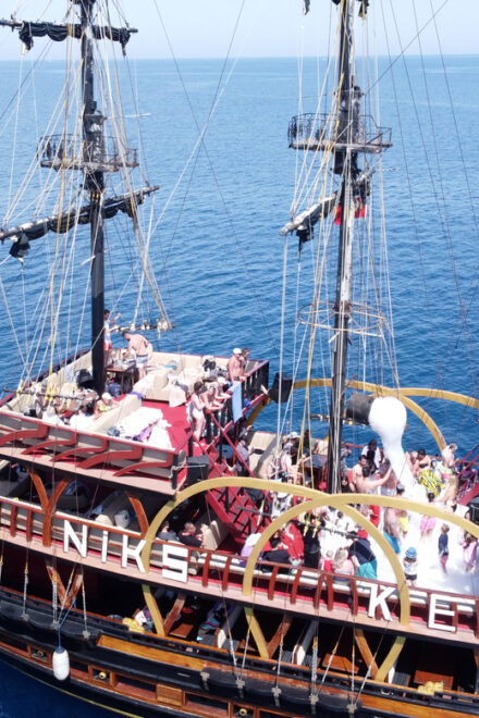 From Antalya and Kemer: Phaselis Pirate Boat Tour With Lunch - Booking Process and Options
