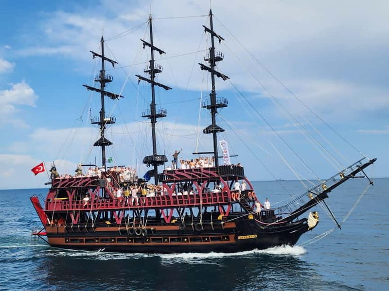 From Antalya: Kemer Pirate Party Boat Trip w/Lunch & Pickup - FAQs