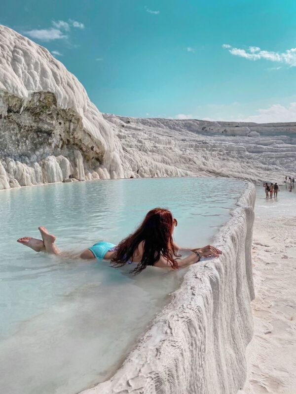 From Antalya: Pamukkale & Hierapolis Day Trip w/Lunch - Three hours for terraces, ruins, and thermal water