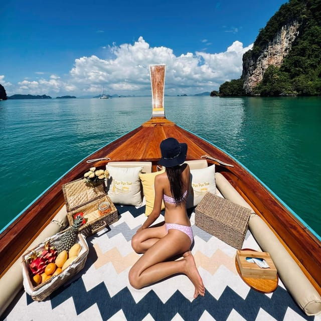 From Ao Nang: Private Luxury Longtail Boat - Inclusions