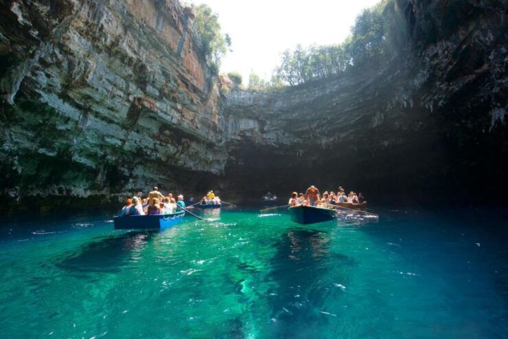 From Argostoli: Melissani Lake, Myrtos Swim & Local Tastings - Itinerary