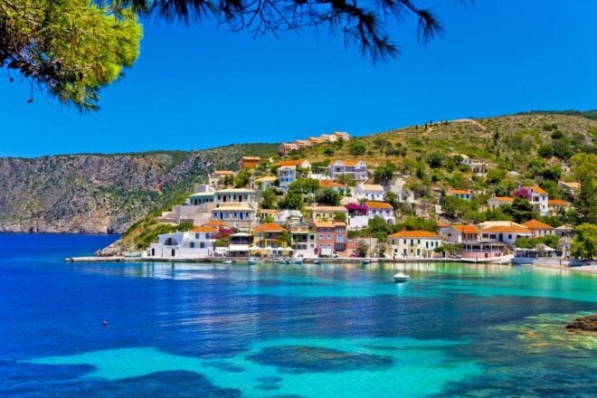 From Argostoli: Shore Excursion to Assos & Fiscardo Villages - Starting Point and Stops