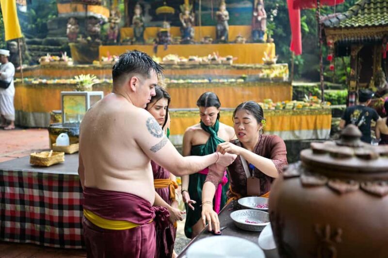 From Bali: Taman Beji Griya Waterfall Ritual & Transfer - Transportation & Group Size