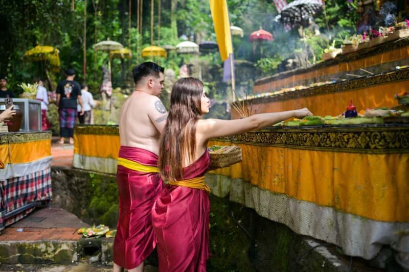 From Bali: Taman Beji Griya Waterfall Ritual & Transfer - The Experience: What You Can Expect
