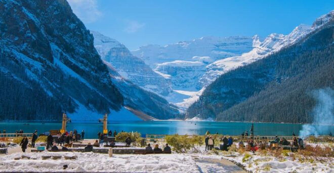 From Banff/Canmore: Shuttle to Moraine Lake and Lake Louise - Afternoon Route