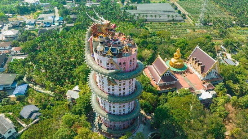 From Bangkok: Don Wai Market, Wat Samphran & Lotus Café Tour - Good To Know