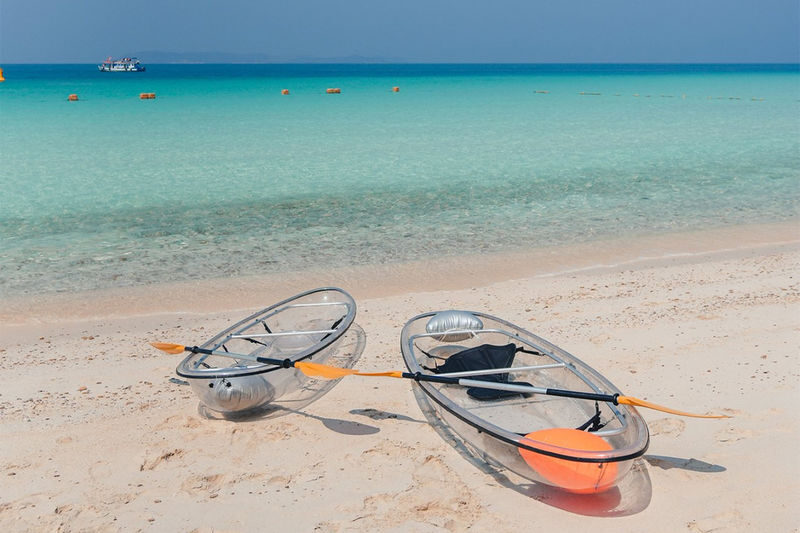 From Bangkok: Pattaya Island Trip with Beach Activities&Drone Photos - Paddleboards, clear kayaks and the optional thrill rides