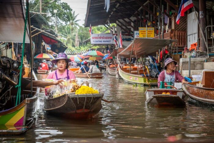 From Bangkok: Railway & Damnoen Saduak Floating Market Tour - Exploring the Mae Klong Railway Market