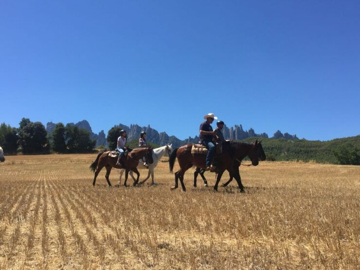 From Barcelona: Horseback Tour in Montserrat National Park - Experience Highlights