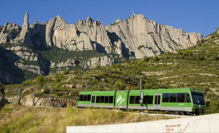 From Barcelona: Montserrat Tour, Rack Railway & Licor Taste - Visiting the Montserrat Monastery