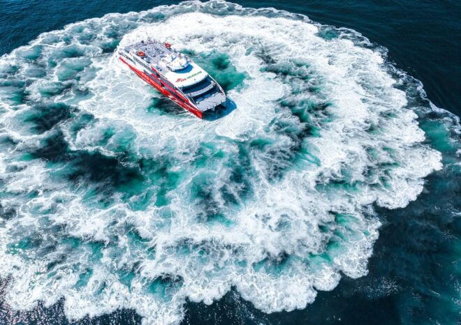 From Brunsbüttel: Catamaran Trip to Cuxhaven - Onboard Amenities