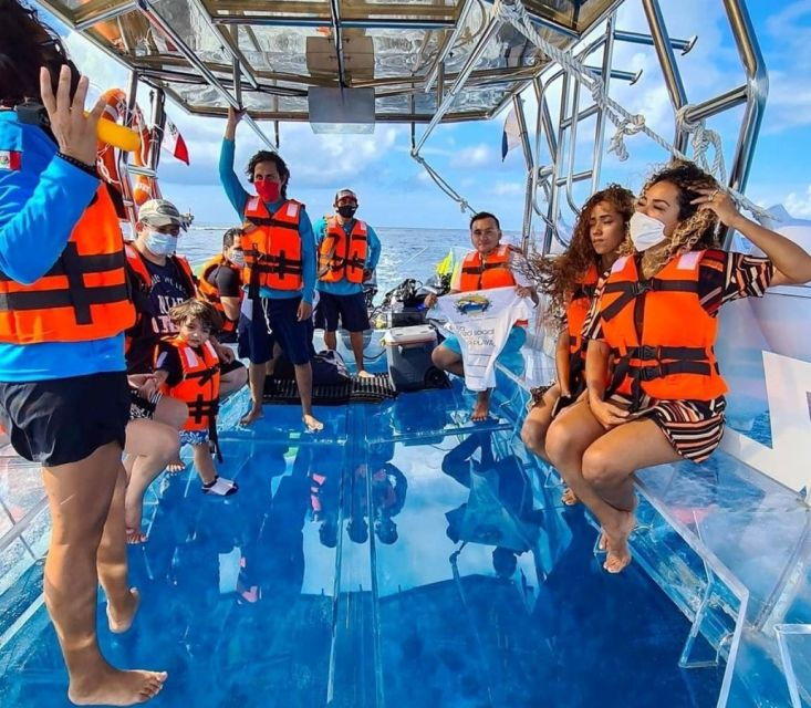 From Cancun: Glass Boat Sightseeing Trip - Booking Details