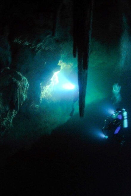 From Cancun: Kin Ha & Hells Bells Cenote Diving Experience - Group Size and Guidance