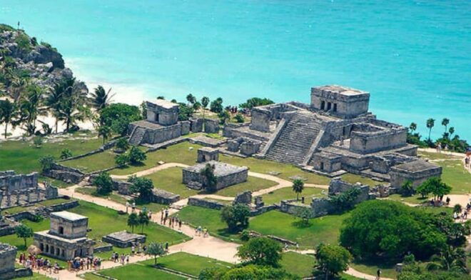 From Cancun: Tulum - Coba - Cenote & Playa Del Carmen - Coba Exploration