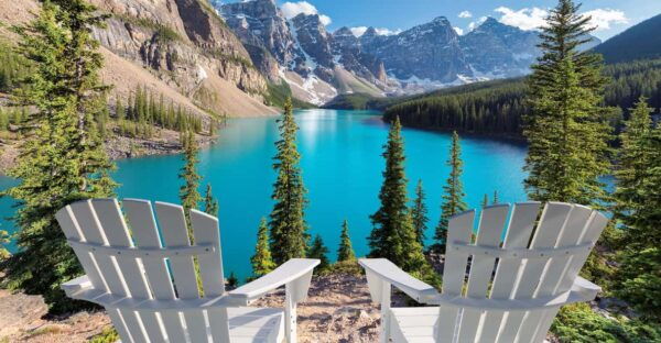 From Canmore: Lake Louise, Moraine Lake and Johnston Canyon - Late Afternoon Drive