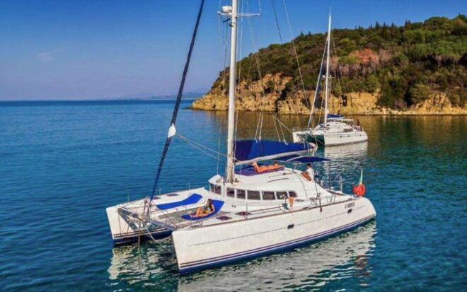 From Cannigione: Catamaran Tour Among La Maddalena Islands - Itinerary